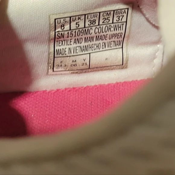 Womens Sketchers Sneakers White - Picture 6 of 6